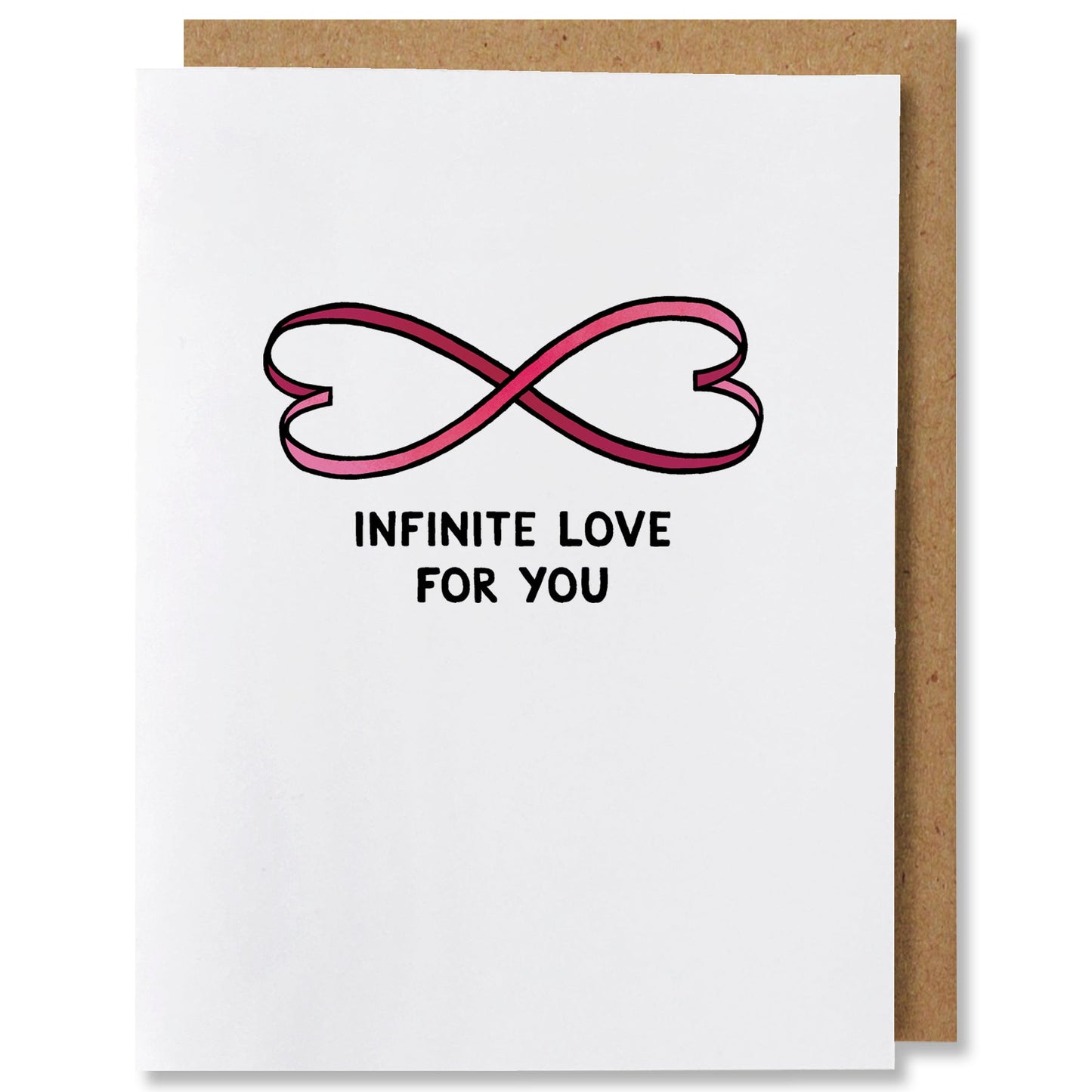 Infinite Love - Illustrated Math Cosmic Friendship Card