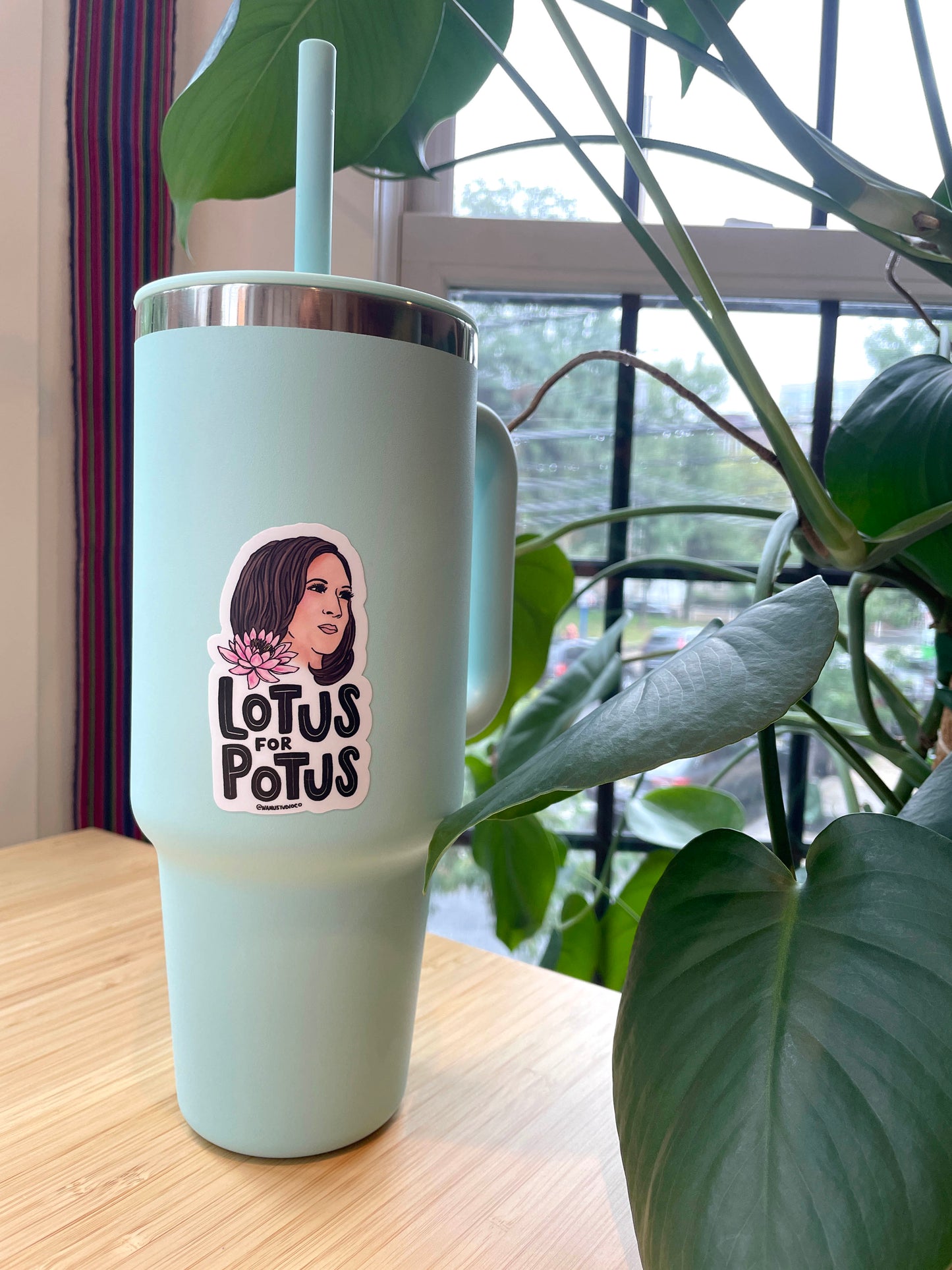 Lotus for POTUS Sticker