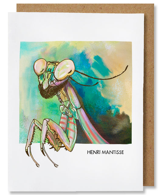 Henri Mantisse - Illustrated Funny Everyday Card