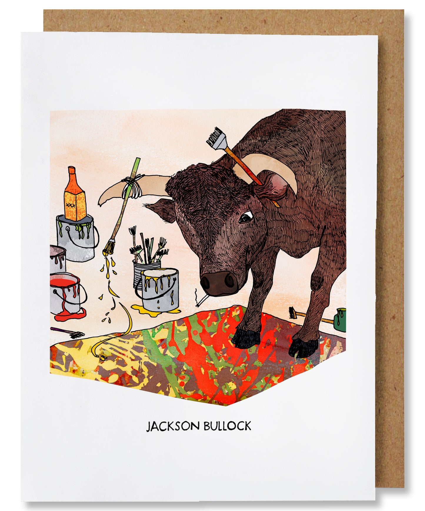 Jackson Bullock - Illustrated Funny Pun Everyday Card