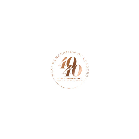 Stationery Trends & Gift Shop Plus 40 Under 40 Awards logo