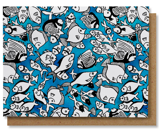 All The Fish - Illustrated Sealife Note Card Box Set