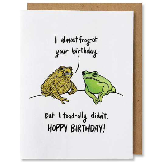 Hoppy Birthday Card