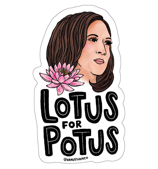 Lotus for POTUS Sticker