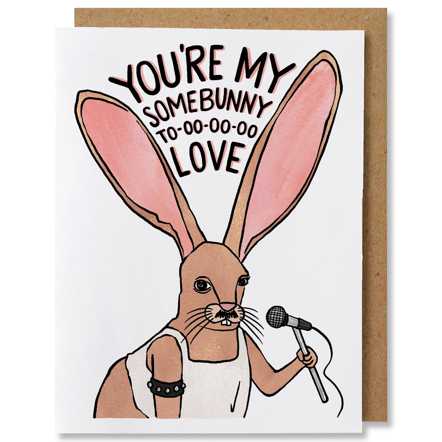 Somebunny to Love - Illustrated Rabbit Bunny Friendship Card