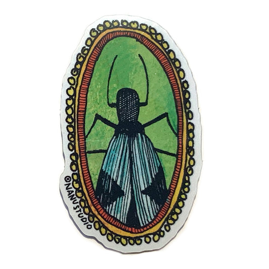 Green Bug - Illustrated Sticker