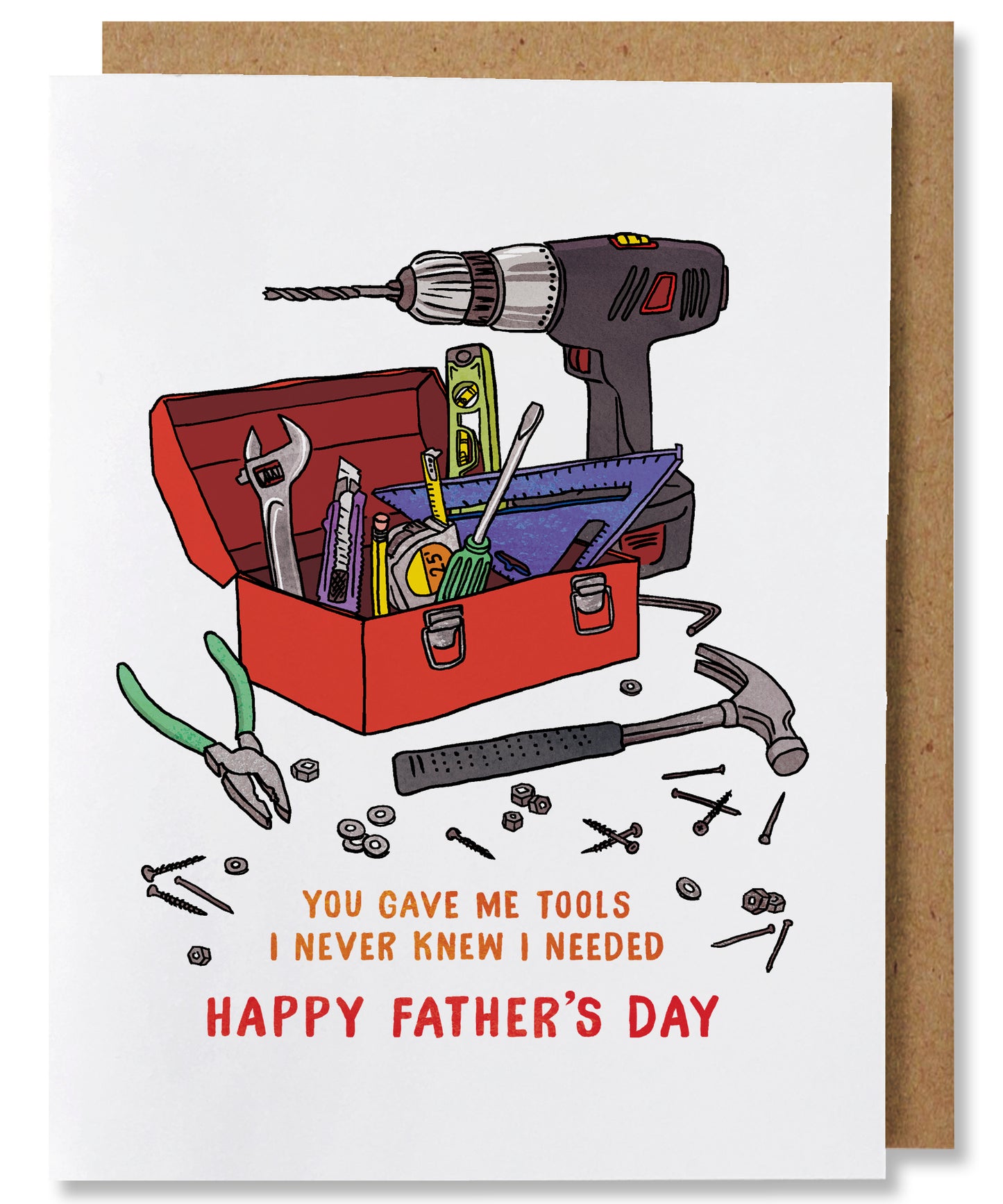 You Gave Me Tools - Illustrated Father's Day Love Card