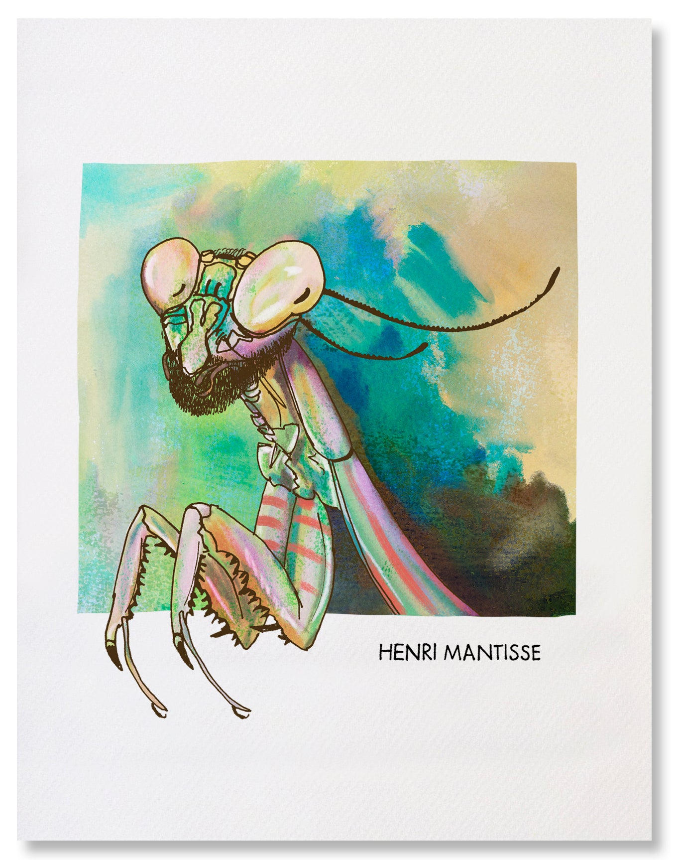 Henri Mantisse - Illustrated Funny Everyday Card