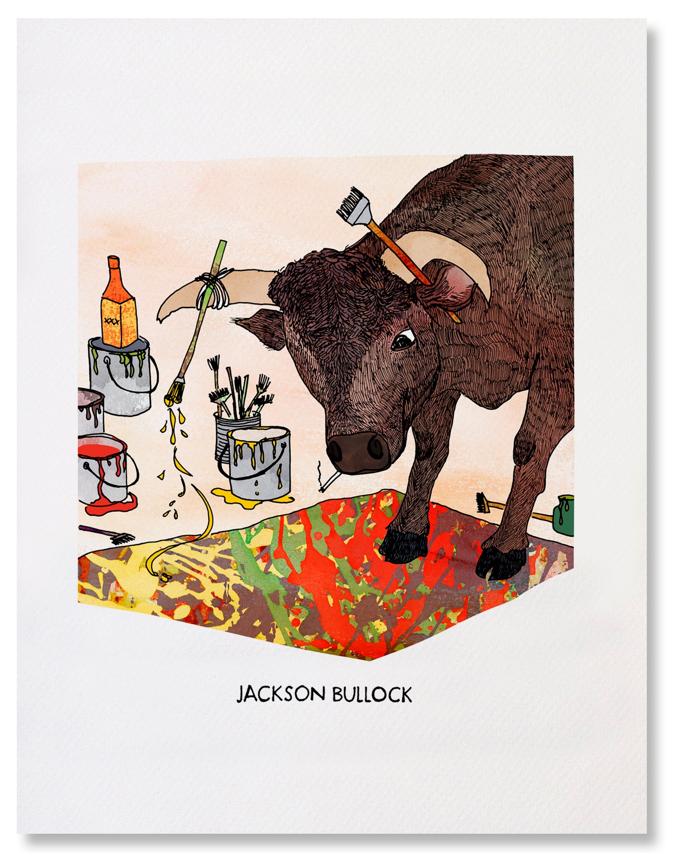 Jackson Bullock - Illustrated Funny Pun Everyday Card