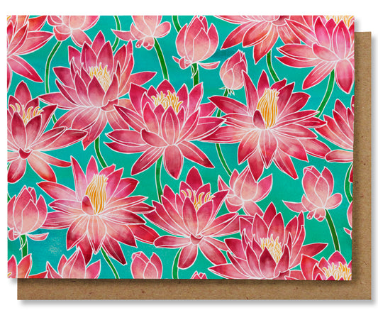 Lotus - Illustrated Floral Note Card Box Set