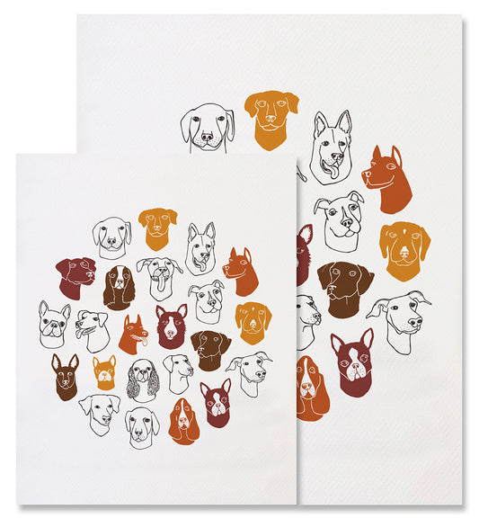 Pup Portraits - Illustrated Dog Art Print