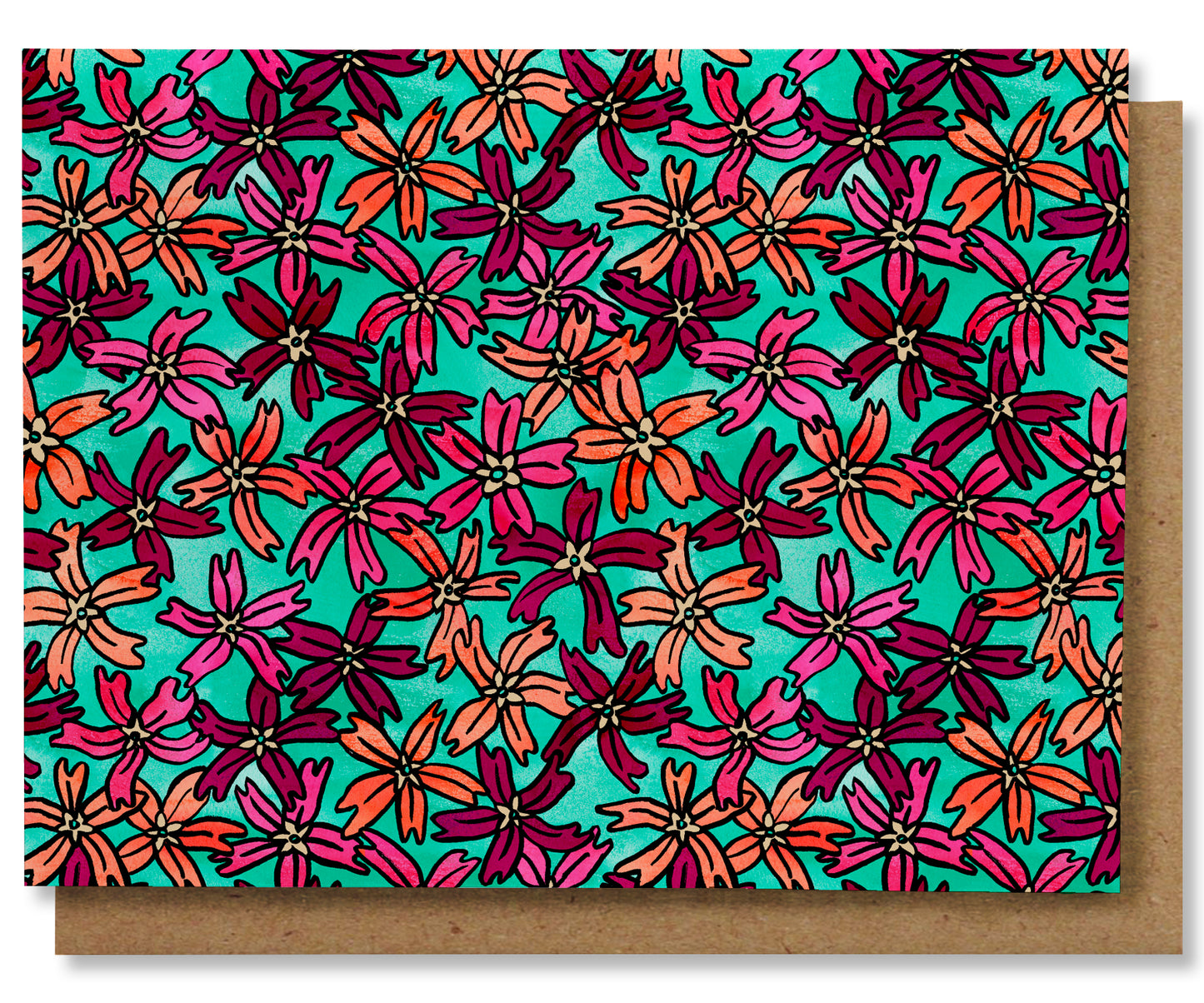 Verbena - Illustrated Floral Note Card Box Set