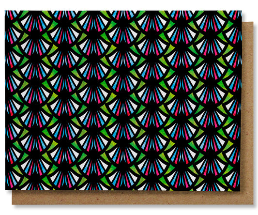 Scallop Stripe - Illustrated Geometric Note Card Box Set